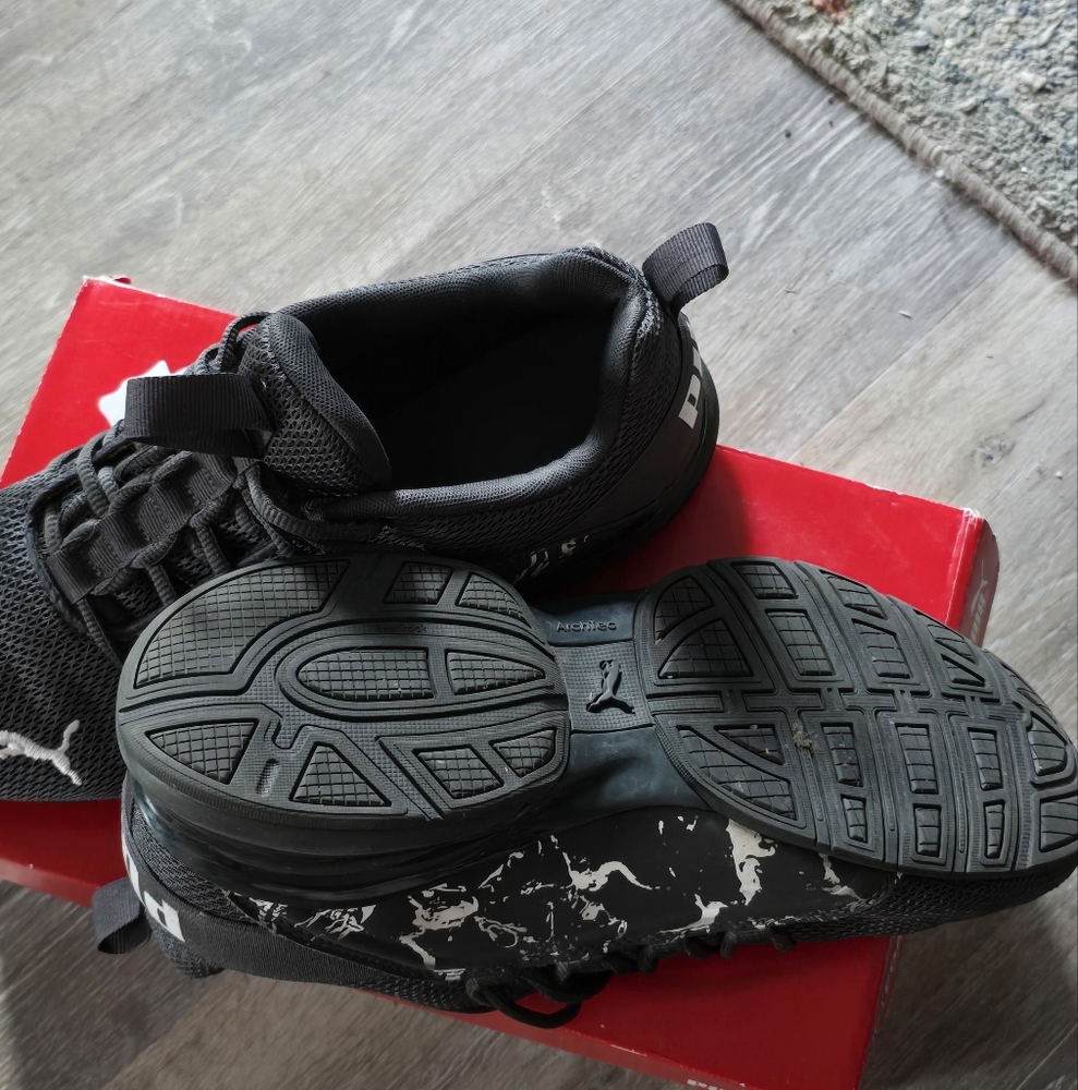 Puma Black Sneakers with SoftFoam Comfort